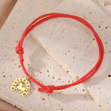 Bracciale Cavallo "Ferro di Cavallo Regolabile Oro"