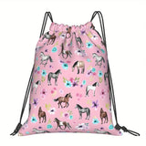 Sac à Dos Cheval "Cordon Floral"