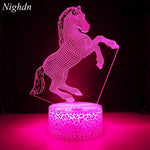 Lampe Cheval Élégant Rose