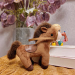 Porte-clés Poupée Cheval en Peluche Mignonne