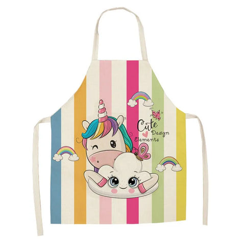 Tablier Licorne Arc-en-ciel pour la Famille