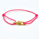 Bracelet Bambou Fer à Cheval Tressé Ajustable