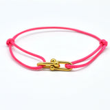 Bracelet Bambou Fer à Cheval Tressé Ajustable