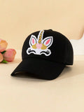 Casquette Licorne "Licorne Endormie Noire"