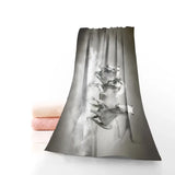 Serviette Personnalisée "belle chevaux"