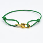 Bracelet Bambou Fer à Cheval Tressé Ajustable