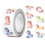 Rouleau de 500 Stickers Licornes & Pégases