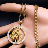 New Horses Head Pendant Necklace