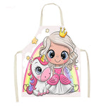Tablier de Cuisine Princesse et Licorne