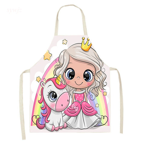 Tablier de Cuisine Princesse et Licorne