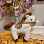 Porte-clés Poupée Cheval en Peluche Mignonne