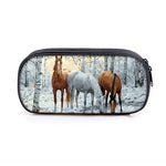 TROUSSE CHEVAUX EN FORÊT NEIGÉE