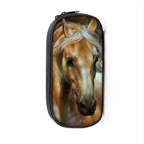 TROUSSE CHEVAL DORÉ AU REGARD PROFOND