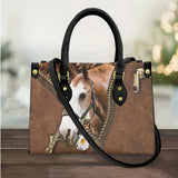 Borsa a cavallo "Testa 3D Nero"