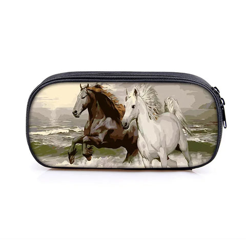 TROUSSE CHEVAUX SAUVAGES SUR LA PLAGE