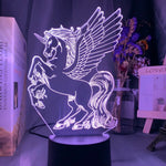 Lampe Licorne Ailée Éclatante