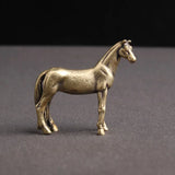 FIGURINE CHEVAL EN BRONZE ANTIQUE