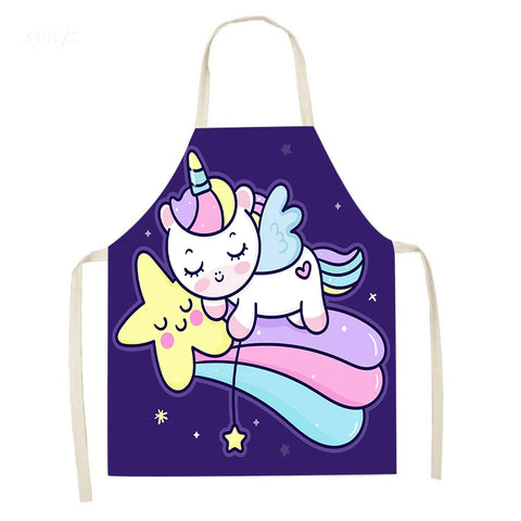 Tablier de Cuisine Licorne Ailée Étoilée