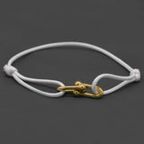 Bracelet Bambou Fer à Cheval Tressé Ajustable