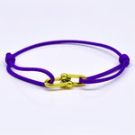Bracelet Bambou Fer à Cheval Tressé Ajustable