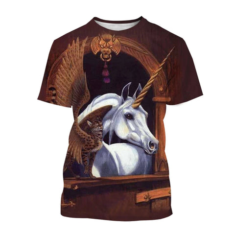 T-Shirt Licorne Majestueuse Artistique