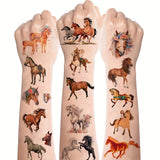 Tatouages Éphémères Chevaux Sauvages