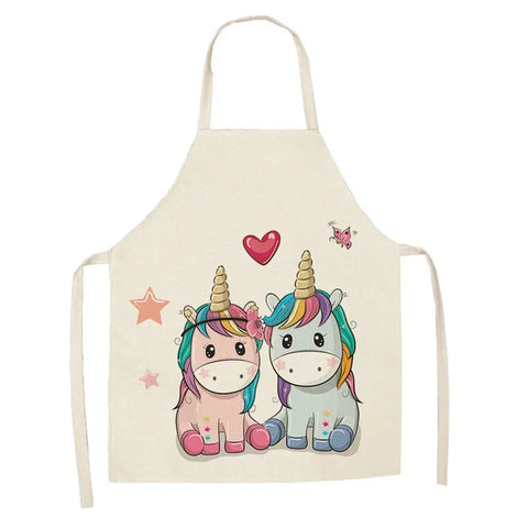 Tablier de Cuisine Licorne pour Parent-Enfant