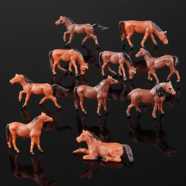 24 Figurines Miniatures échelle 1:87 - Pour Diorama, Modélisme, Aménagement Paysage