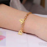 Bracciale Cavallo "Ferro di Cavallo Regolabile Oro"