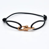 Bracelet Bambou Fer à Cheval Tressé Ajustable