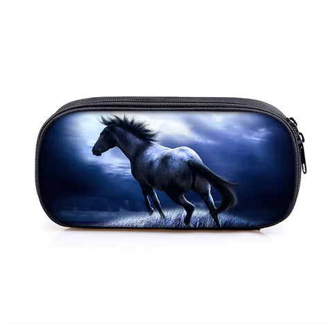 TROUSSE CHEVAL NOIR SOUS LA LUNE