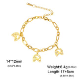 Bracelet Cheval "Fer à Cheval Style A Acier"