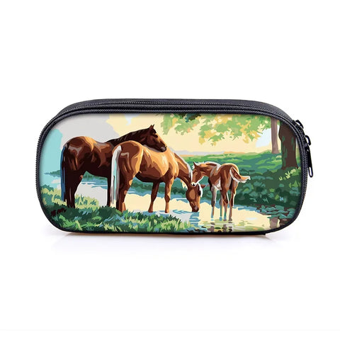 TROUSSE CHEVAUX AU BORD DE L’EAU