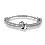 Einhorn-Armband "Schwarzes Schaukelpferd"