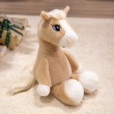 Poupée Cheval en Peluche Grands Yeux