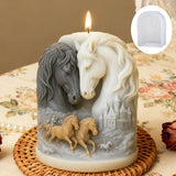 Moule Cheval "Chevaux et Château"