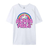 T-Shirt Licorne Alpha Décontracté