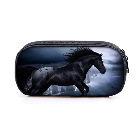 TROUSSE CHEVAL NOIR DANS LA NUIT