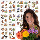 Tatouages Éphémères "Aquarelle Équestre"