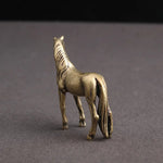 FIGURINE CHEVAL EN BRONZE ANTIQUE