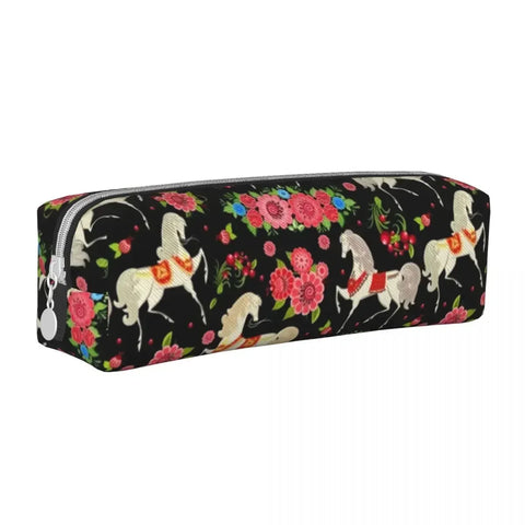 TROUSSE CHEVAUX FLEURIS