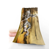 Serviette Personnalisée "belle chevaux"