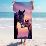 Serviette de Plage Cheval