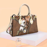 Borsa a cavallo "Testa 3D Bianco"