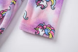Accogliente accappatoio a forma di unicorno