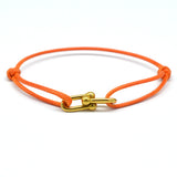 Bracelet Bambou Fer à Cheval Tressé Ajustable