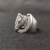 Anello Cavallo "Testa Zodiacale"