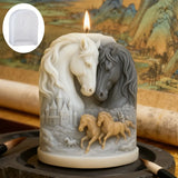 Moule Cheval "Chevaux et Château"