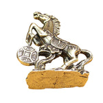 STATUETTE CHEVAL PORTE-BONHEUR EN LAITON