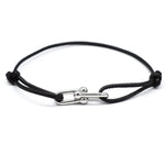 Bracelet Bambou Fer à Cheval Tressé Ajustable